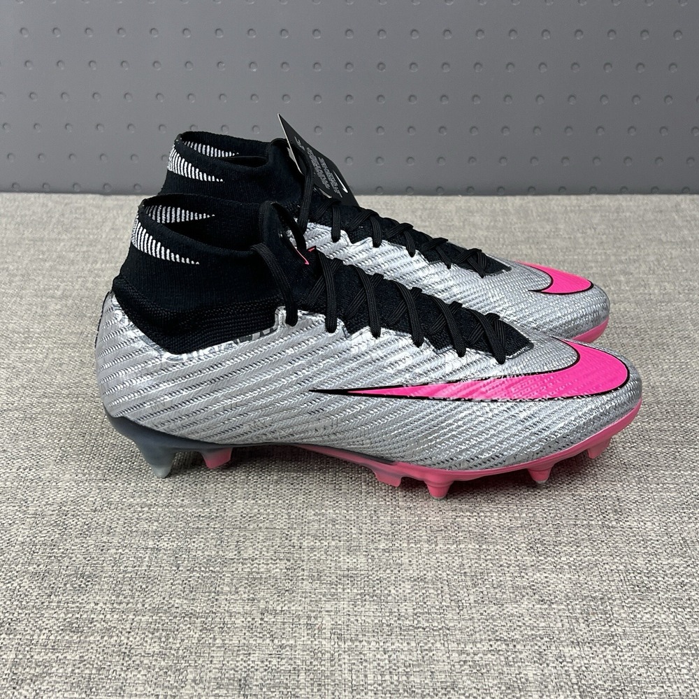 Nike Zoom Mercurial Superfly 9 Elite SG AC "XXV" Silver Pink FJ2971-060 Mens 9 - Picture 3 of 11
